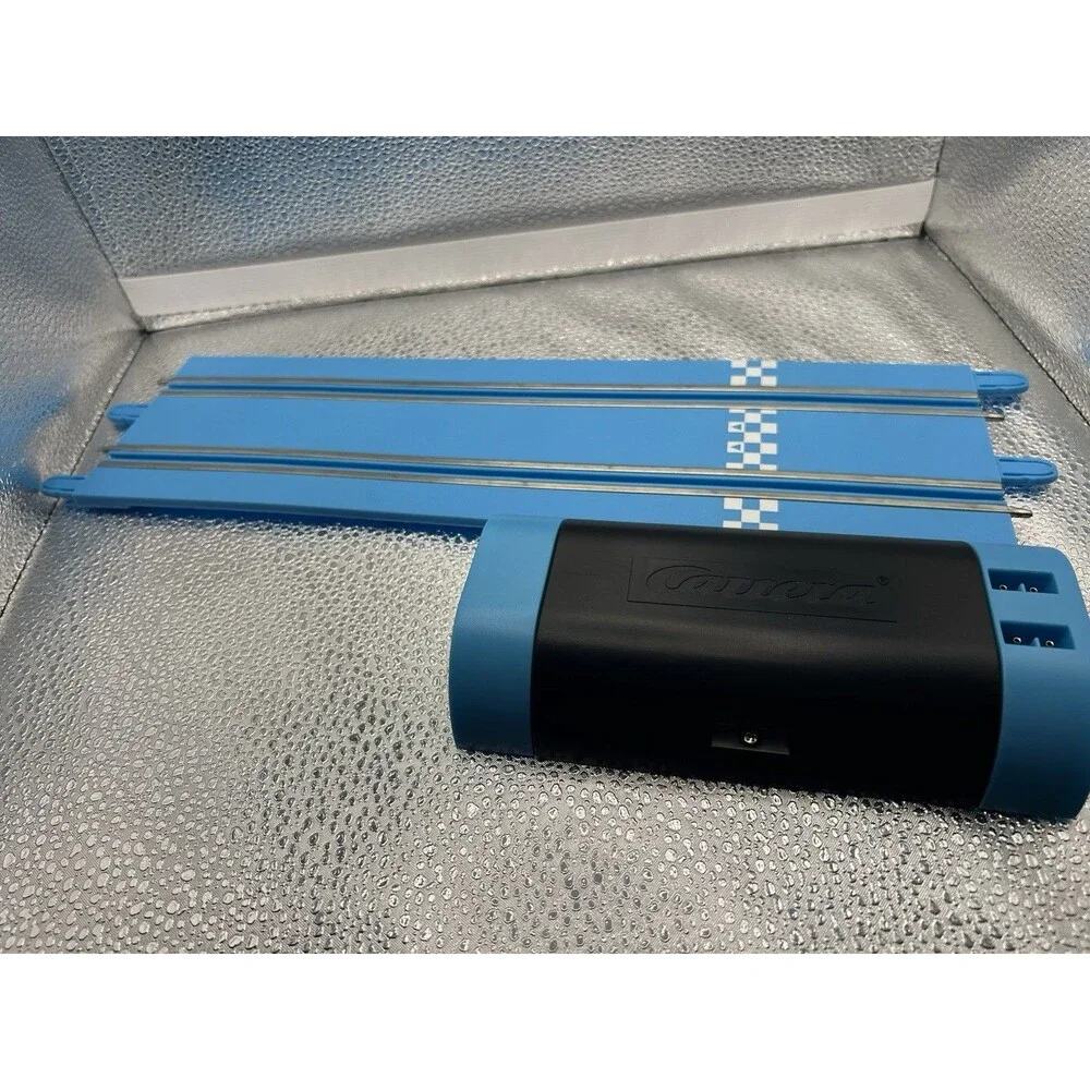 Carrera First Blue Mario Kart Slot Car Race Track Replacement Track Power Pack
